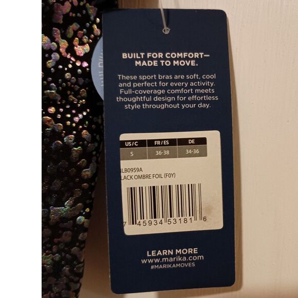 Marika Women's Carter Medium Impact Longline Sports Bra, NWT, SMALL - Picture 5 of 7